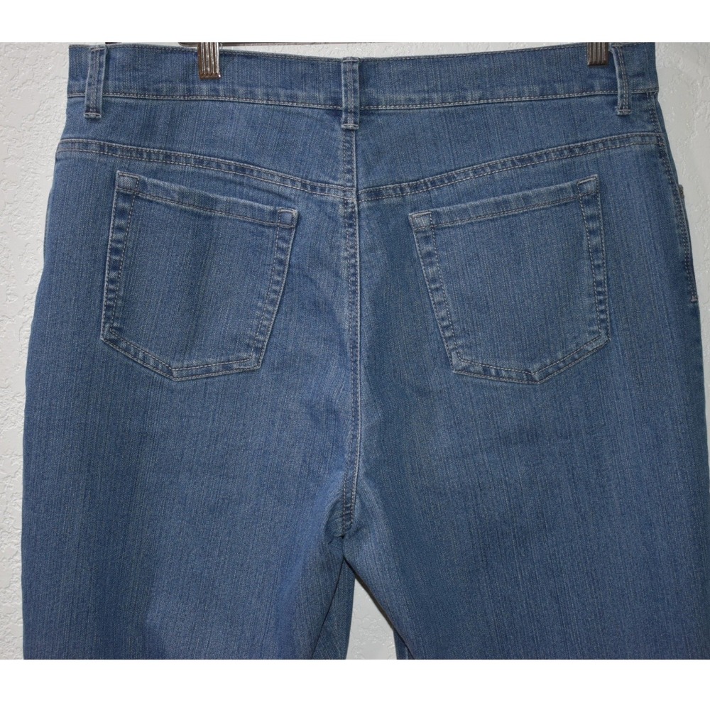 Gloria Vanderbilt Amanda Jeans 16 Inseam 28 Blue Comfy Stretch Denim 5-Pocket